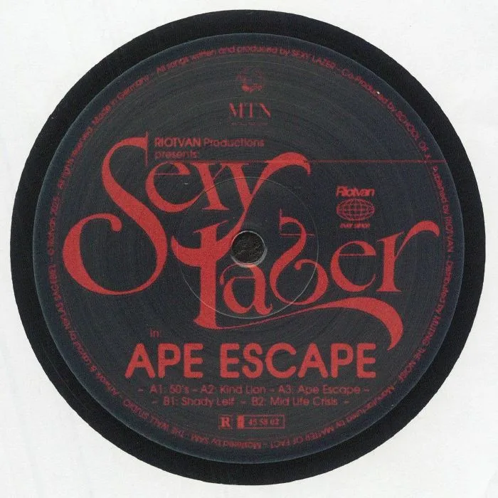 Обратная сторона обложки — SEXY LAZER — Ape Escape