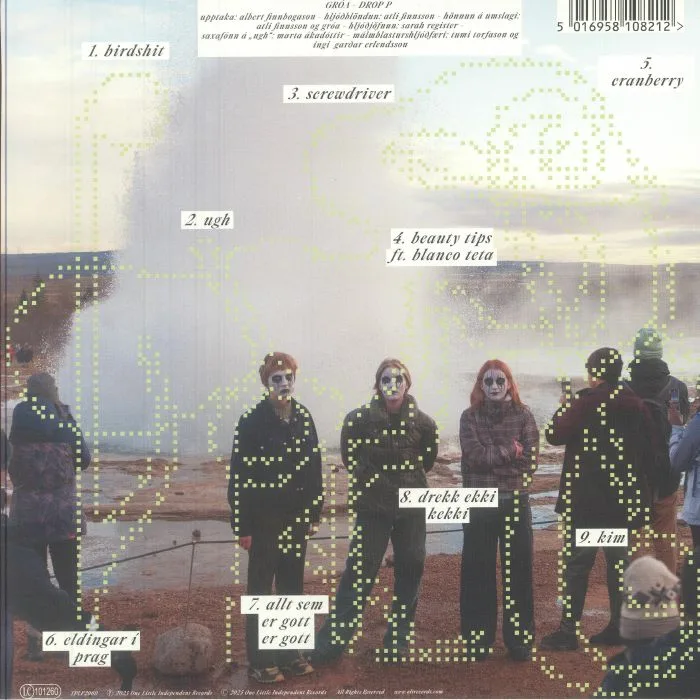 Back cover — GROA — Drop P
