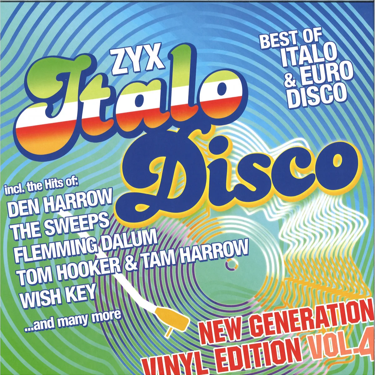 Front cover — Various — ZYX Italo Disco New Generation: Vinyl Edition Vol. 4
