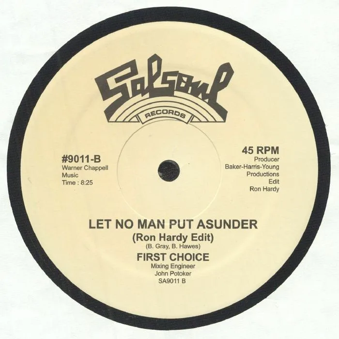 Back cover — FIRST CHOICE — Let No Man Put Asunder