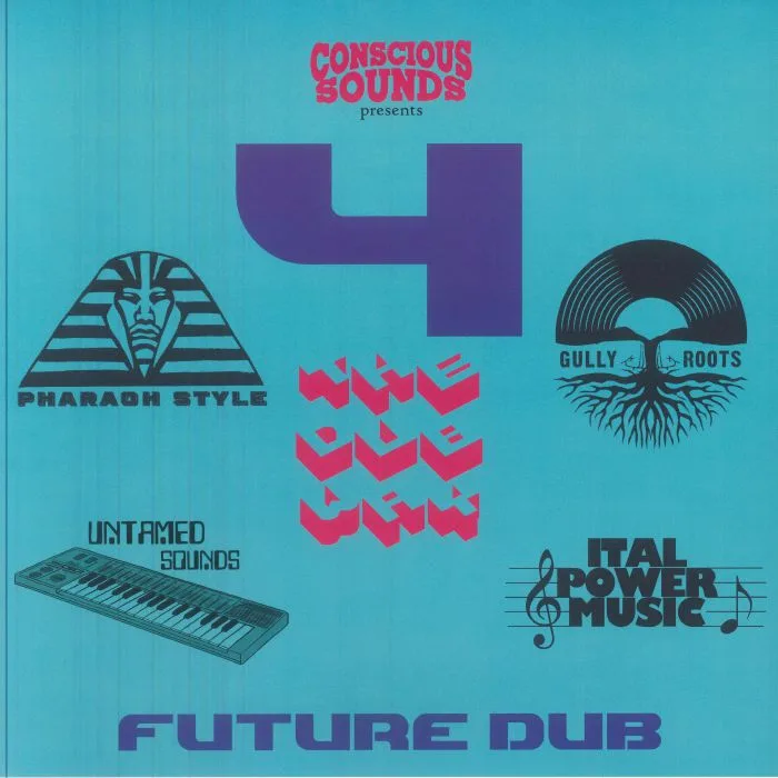 Front cover — HENRY SKENG / M ITAL / LORENZO / GULLY ROOTS — Conscious Sounds Presents 4 The Dub Way Future Dub