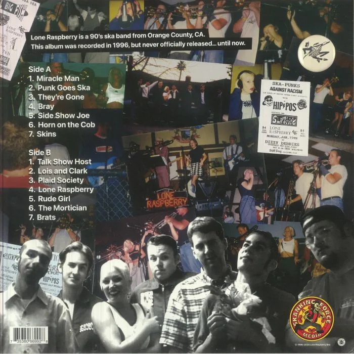 Back cover — LONE RASPBERRY — Childen Of The Horn