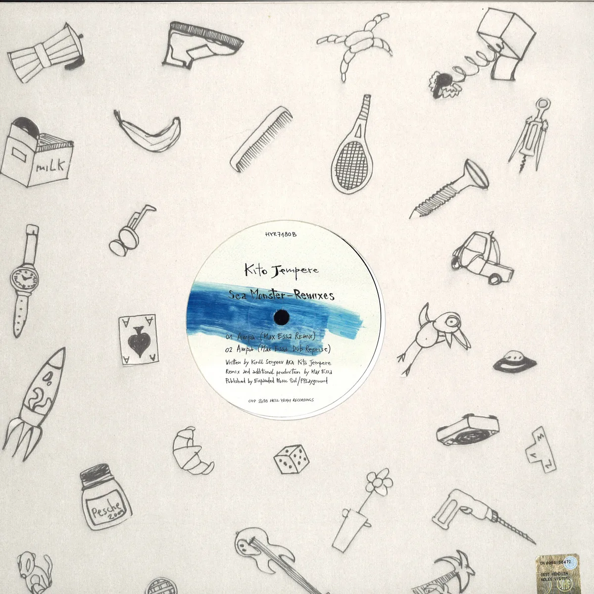 Back cover — Kito Jempere — Sea Monster - Remixes Part 2