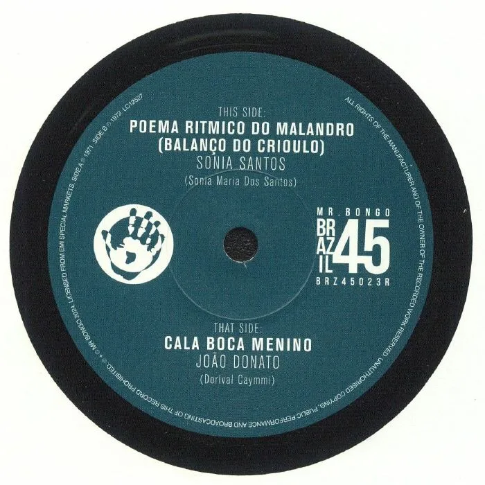Front cover — Sonia SANTOS / JOAO DONATO — Poema Ritmico Do Malandro