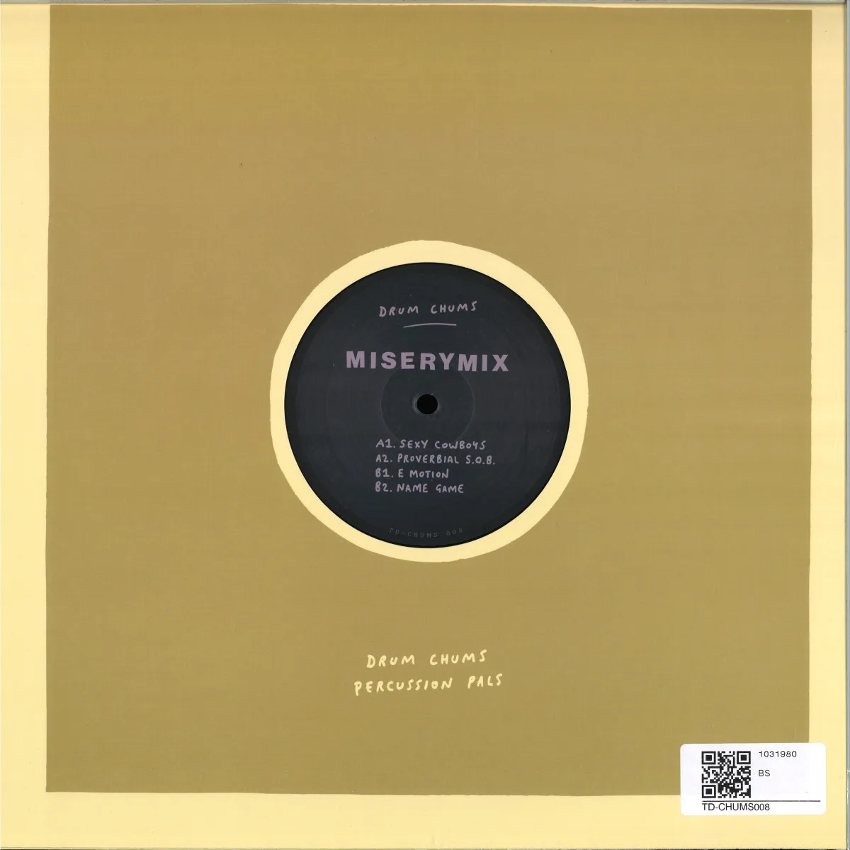 Back cover — Miserymix — DRUM CHUMS VOL.8