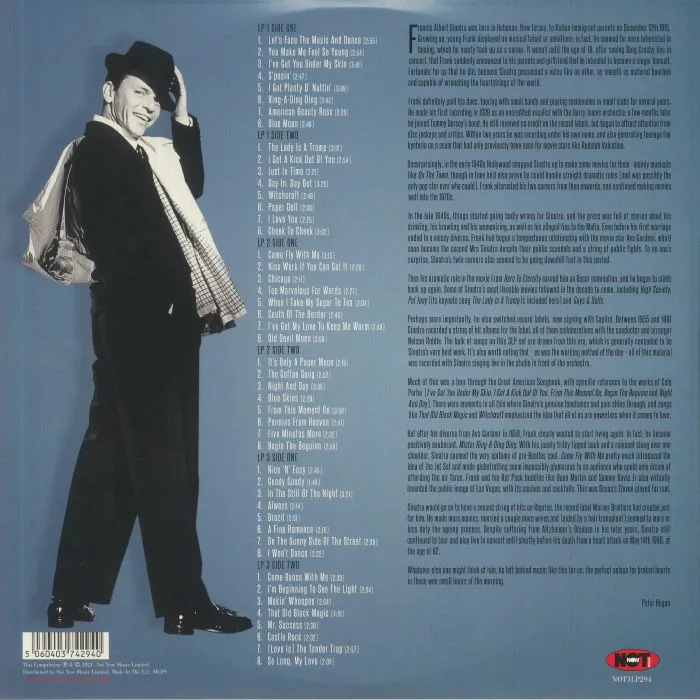 Back cover — Frank SINATRA — Sinatra Swings