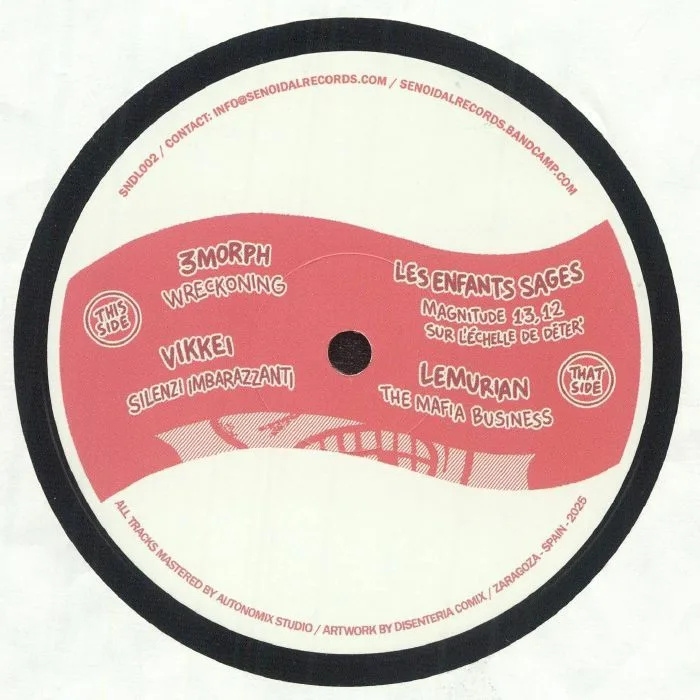 Back cover — 3MORPH / VIKKEI / LES ENFANTS SAGES / LEMURIAN — Senoidal 02