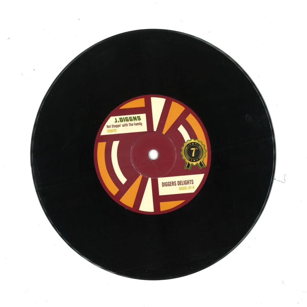J.Diggns — Hot Stepp'n with the Family / The S-Man - Goodtimes (7")