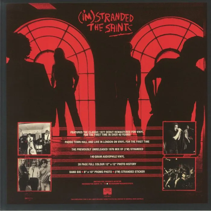 Back cover — The SAINTS — (I'm) Stranded (Deluxe Edition)