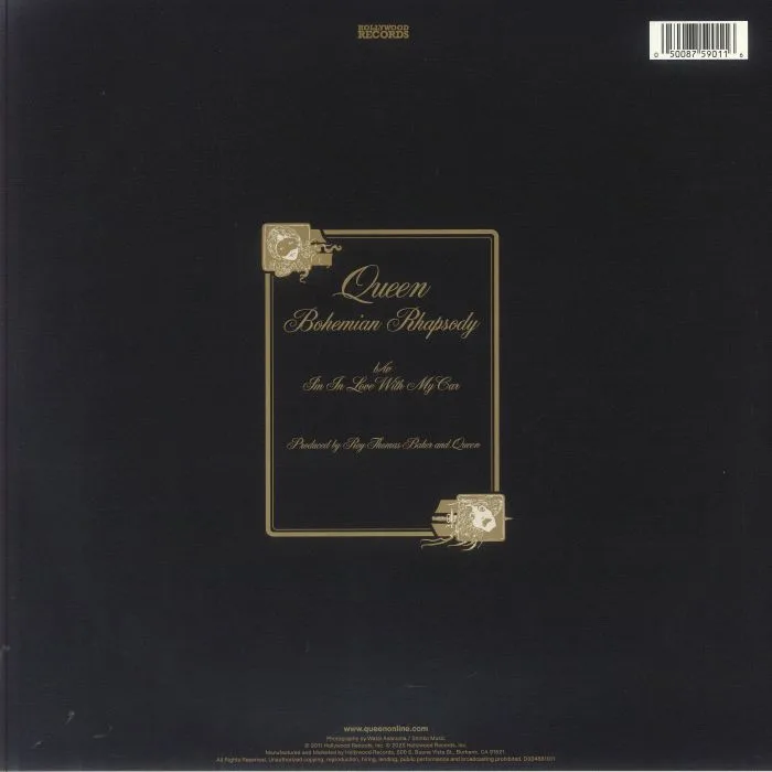 Back cover — QUEEN — Bohemian Rhapsody (50th Anniversary Editon)