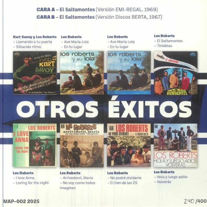 Обратная сторона обложки — LOS ROBERTS — El Saltamontes (reissue)