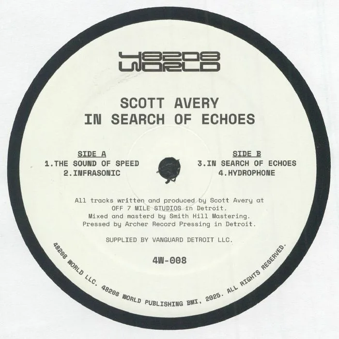Front cover — Scott AVERY — In Search Of Echoes