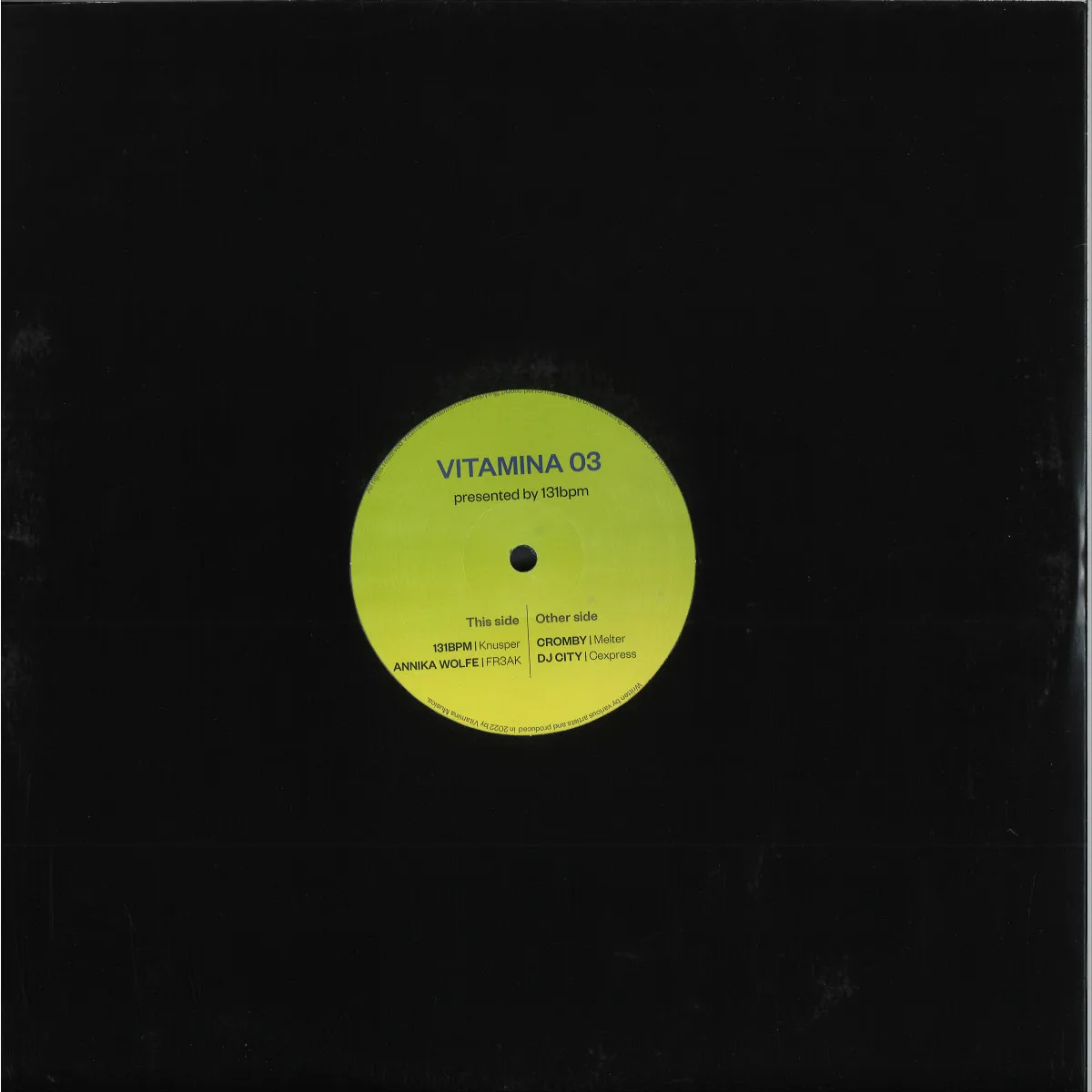 Back cover — Various — Vitamina 03