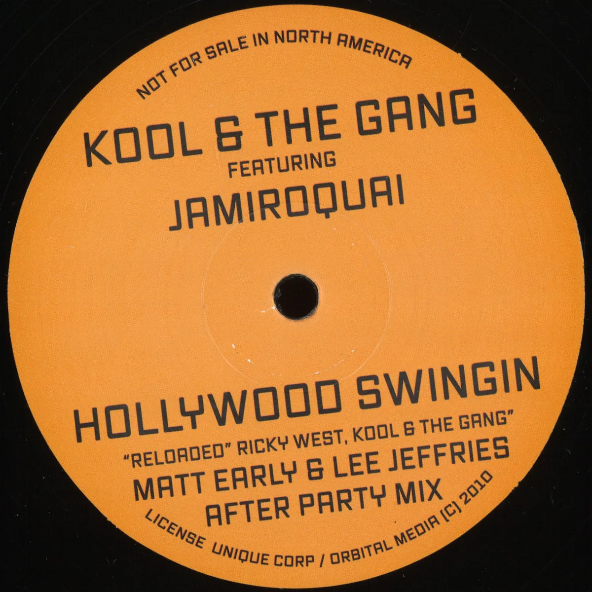 Front cover — Kool&The Gangfeat.Jamiroquai — Hollywood Swingin