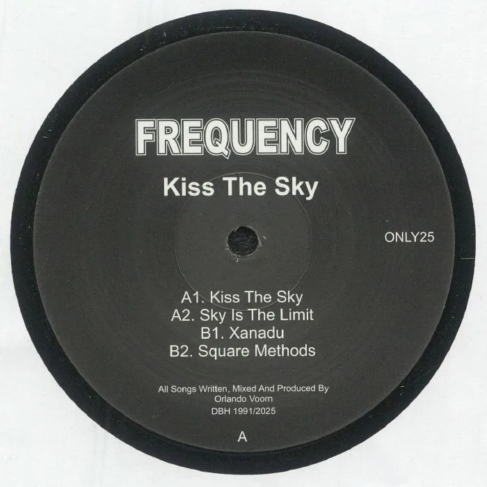 Front cover — FREQUENCY — Kiss The Sky (reissue)