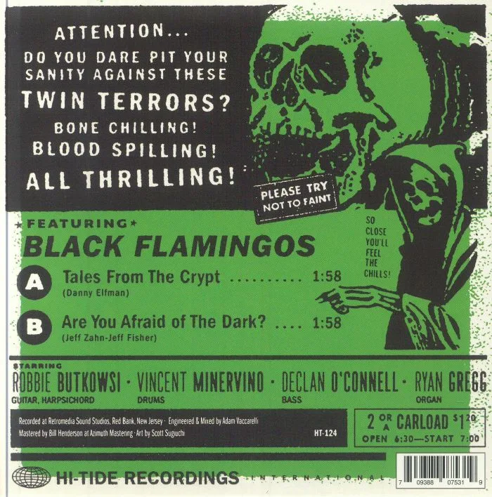 Обратная сторона обложки — BLACK FLAMINGOS — Tales From The Crypt