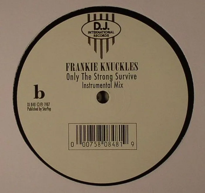 Back cover — FRANKIE KNUCKLES — Only The Strong Survive (re-edit)
