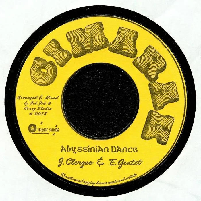 Обратная сторона обложки — The CIMARONS / J CLERGUE & E GENTET — Ethiopian Romance