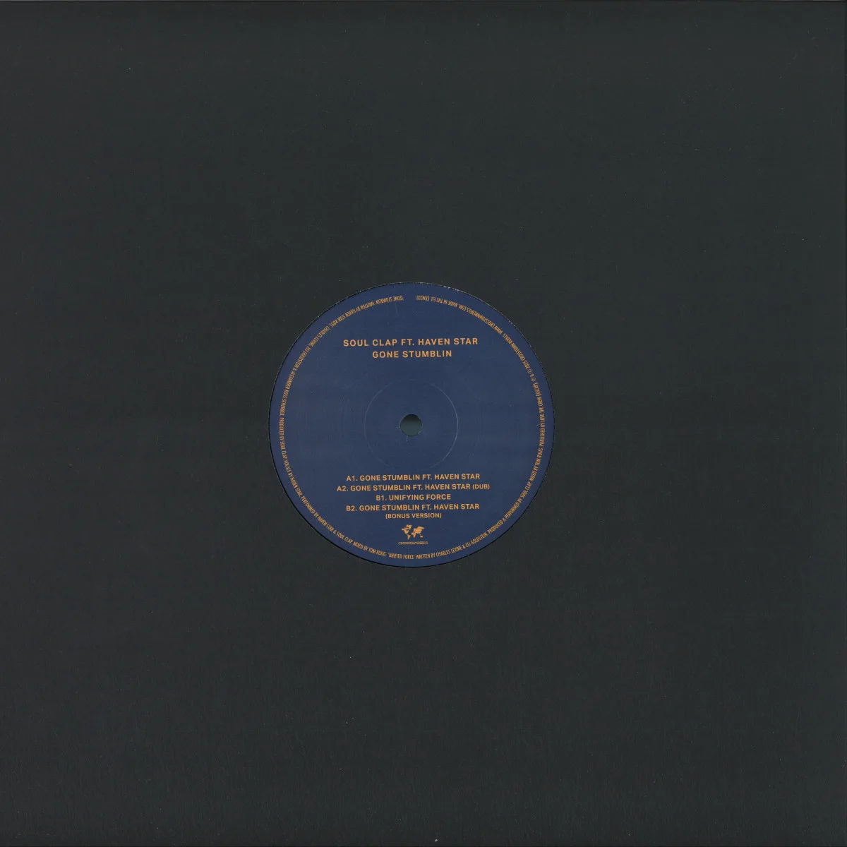Back cover — Soul Clap ft. Haven Star — Gone Stumblin