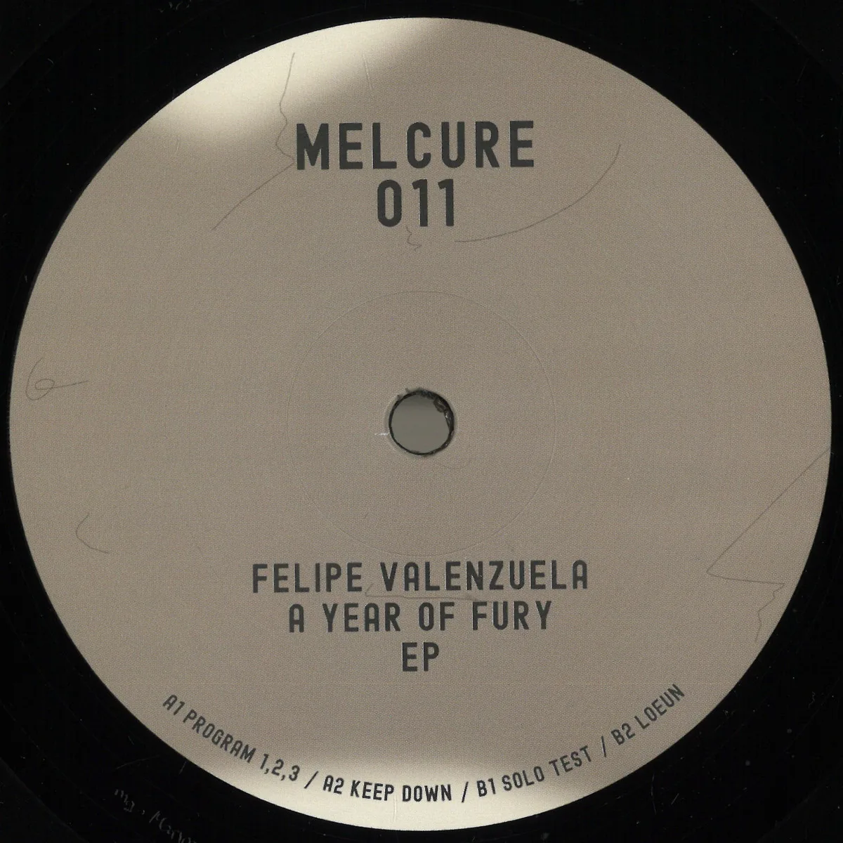 Front cover — Felipe Valenzuela — A Year Of Fury EP