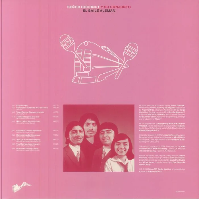 Back cover — SENOR COCONUT Y SU CONJUNTO — El Baile Aleman (reissue)