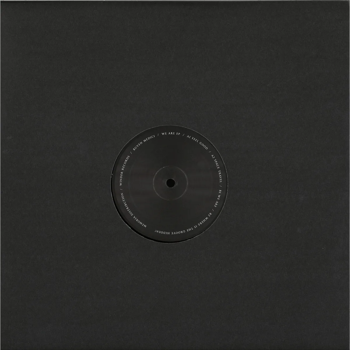 Back cover — Ruven Medici — We Are EP