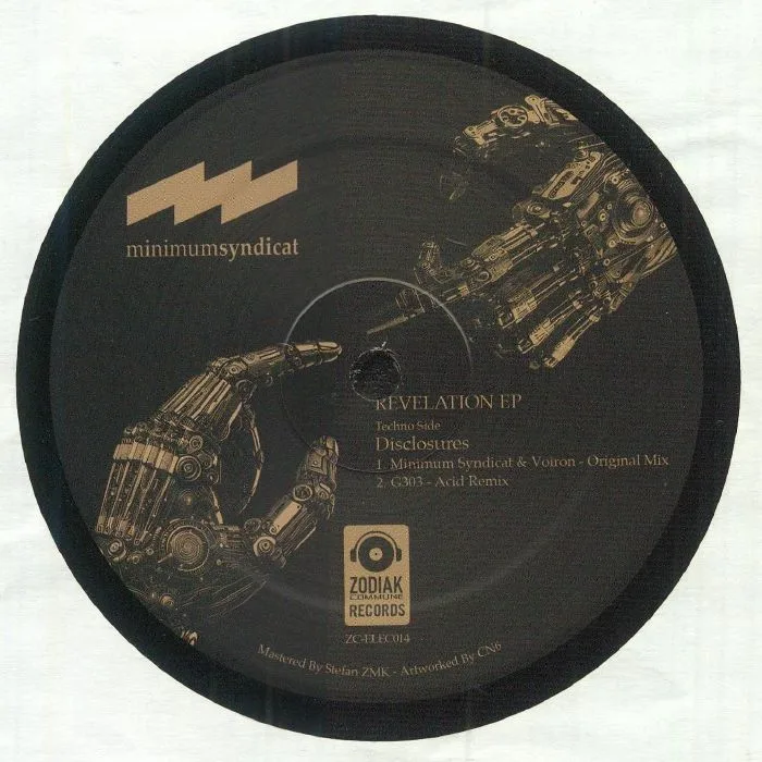 Лицевая сторона обложки — MINIMUM SYNDICAT — Revelation EP