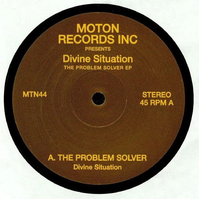 Лицевая сторона обложки — DIVINE SITUATION — The Problem Solver EP