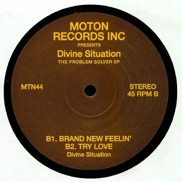 Обратная сторона обложки — DIVINE SITUATION — The Problem Solver EP