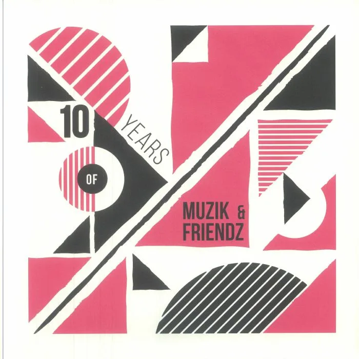 Лицевая сторона обложки — JR FROM DALLAS / PAT LEZIZMO / RAWDIO / PADEERA / FRANKSEN — 10 Years Of Muzik & Friendz