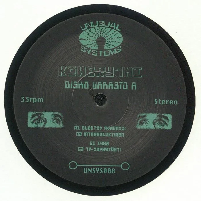 Лицевая сторона обложки — KONERYTMI — Disko Varasto A