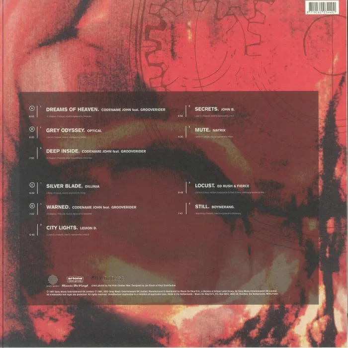 Обратная сторона обложки — GROOVERIDER / VARIOUS — Grooverider Presents The Prototype Years (reissue)