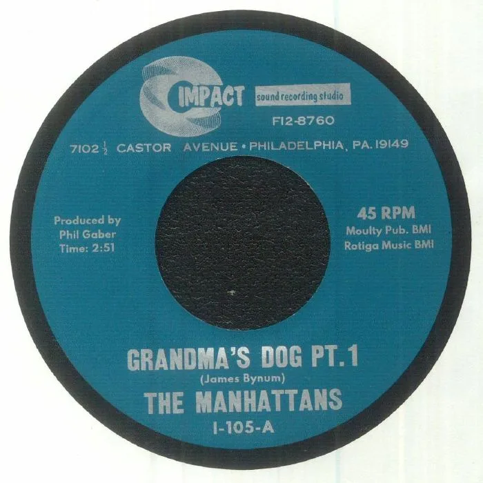 Front cover — The MANHATTANS — Grandma's Dog
