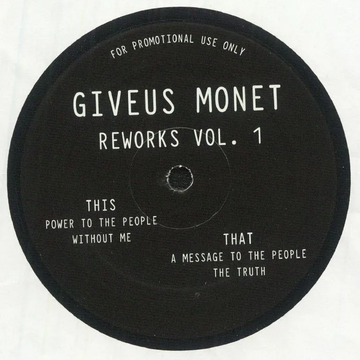 Лицевая сторона обложки — GIVEUS MONET — Reworks Vol 1