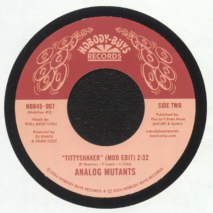 Обратная сторона обложки — ANALOG MUTANTS — Tittyshaker