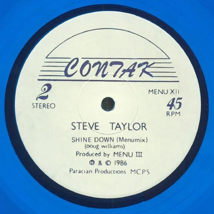 Back cover — Steve TAYLOR — Shine Down (Light Of The World)