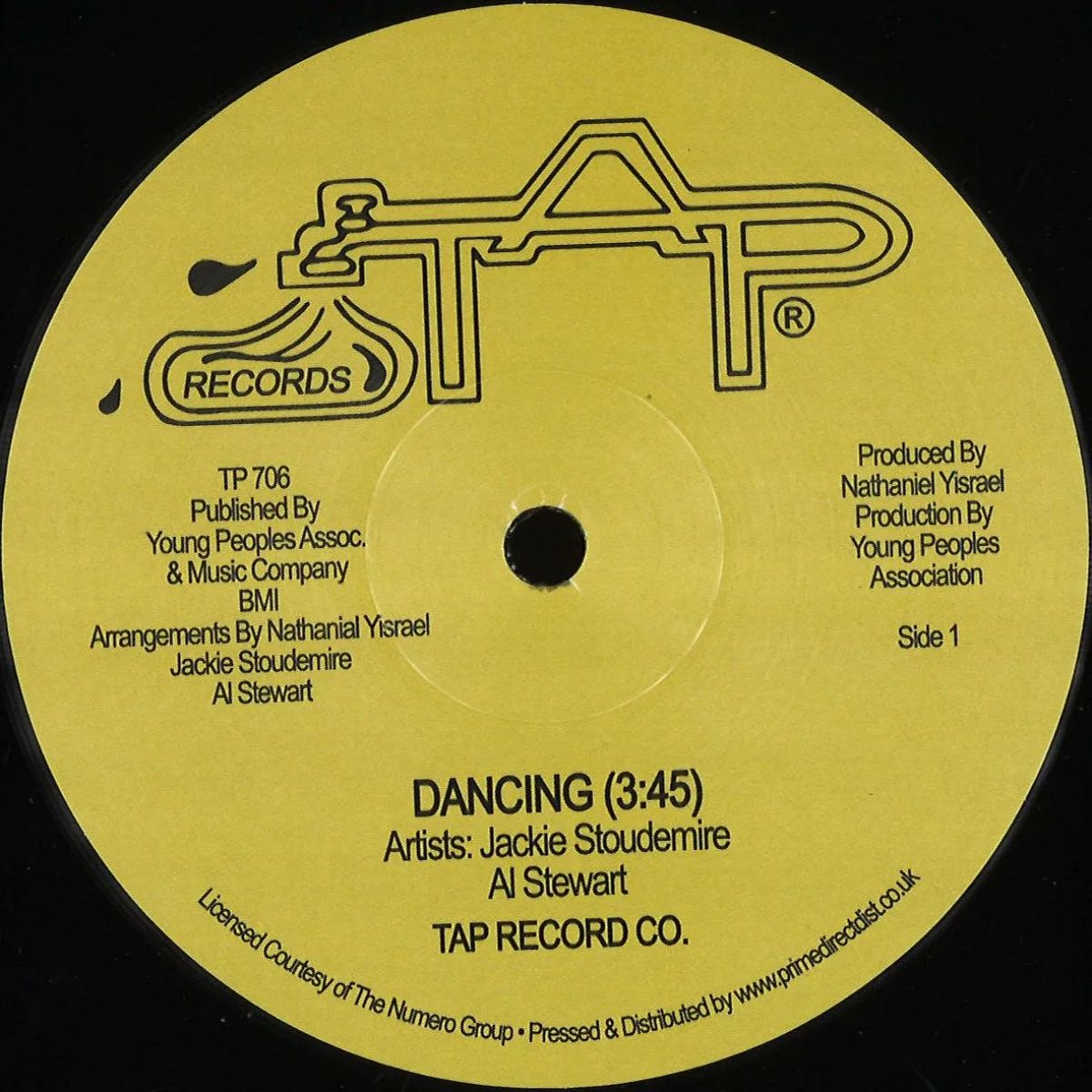 Front cover — Jackie Stoudemire,Al Stewart — Dancing