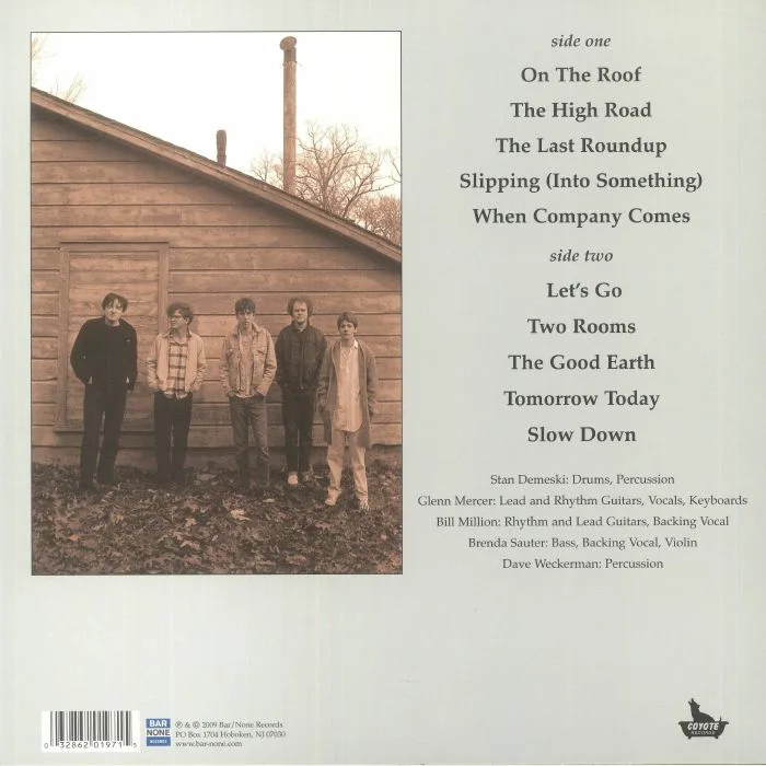 Обратная сторона обложки — The FEELIES — The Good Earth