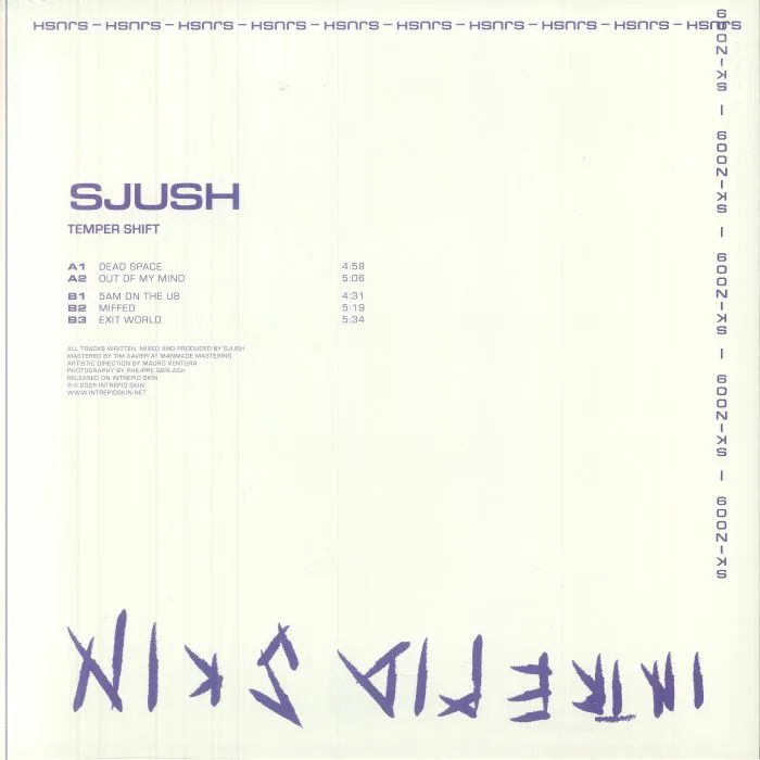 Back cover — SJUSH — Temper Shift