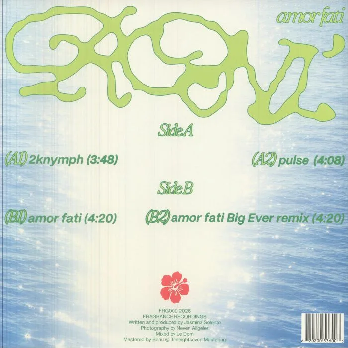 Back cover — RONI — Amor Fati