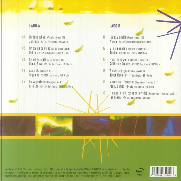 Обратная сторона обложки — VARIOUS — Brasil Super Exitos