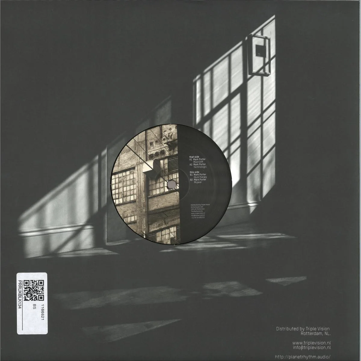 Back cover — Mark Porter — Drum Therapy EP