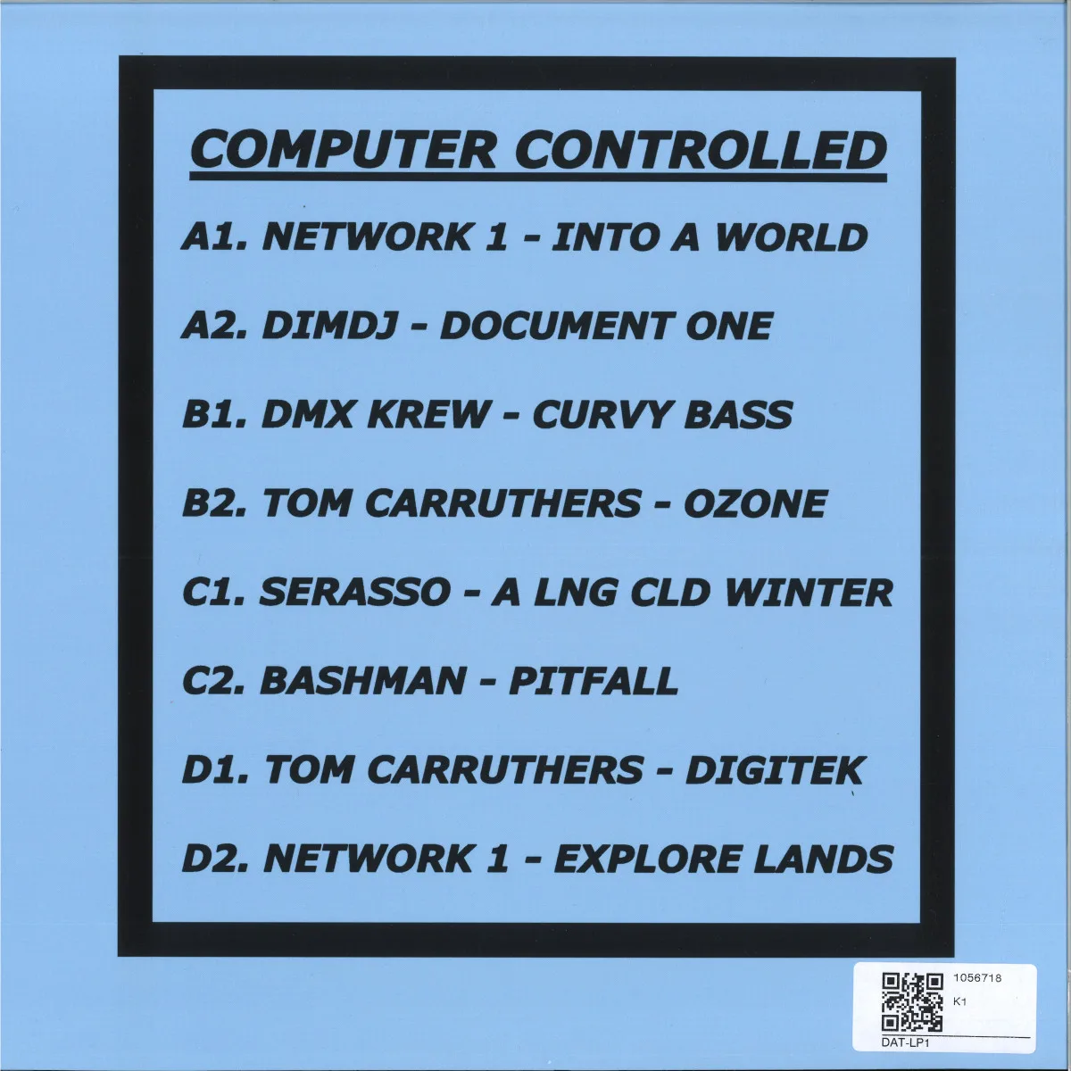 Обратная сторона обложки — Various — Computer Controlled 2x12"