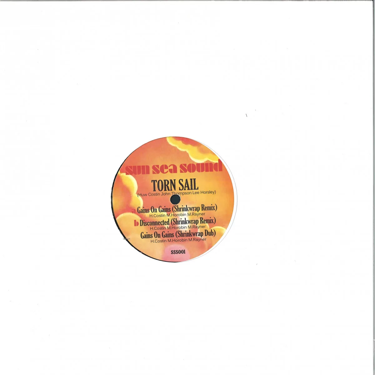 Обратная сторона обложки — Torn Sail — Disconnected/Gain On Gains (feat Shrinkwrap remixes)