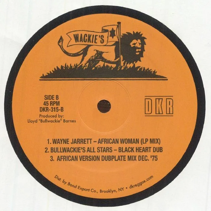 Обратная сторона обложки — Wayne JARRETT / BULL WACKIE ALL STARS / BABA LESLIE — African Woman