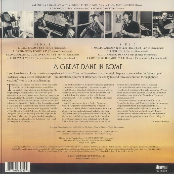 Обратная сторона обложки — Thomas FONNESBAEK — In Rome