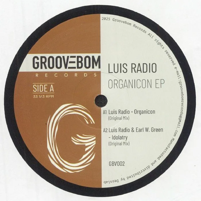 Front cover — Luis RADIO — Organicon EP