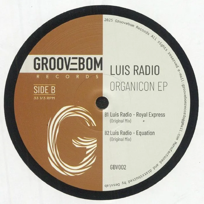Back cover — Luis RADIO — Organicon EP