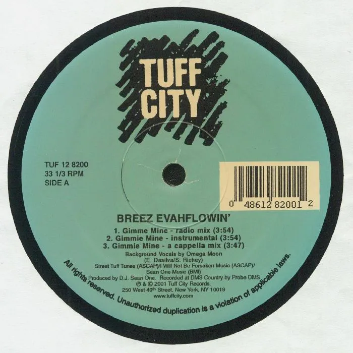 Breez EVAHFLOWIN — Gimmie Mine