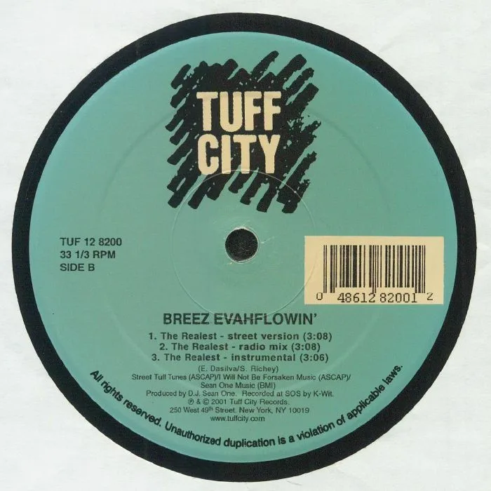 Back cover — Breez EVAHFLOWIN — Gimmie Mine